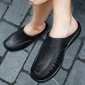 halpa Mekko sandaalit-miesten mustat eva-slip-on -loaferit – mukavat vapaa-ajan muulit sisä- ja ulkokäyttöön