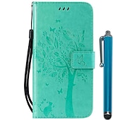 cheap Samsung Cases-Phone Case For Samsung Galaxy S24 S23 S22 S21 Ultra Plus A72 A32 A52 A42 Wallet Case with Stand Holder Flip Wallet Tree PU Leather