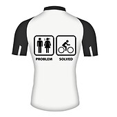 abordables Maillots pour hommes-Homme Maillot de cyclisme Graphique À Motifs Lettres &amp; Chiffres Manche Courte Cyclisme Maillot Top avec 3 poches arrière VTT Vélo tout terrain Cyclisme sur route Séchage Rapide Bandes réfléchissantes