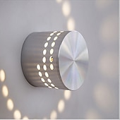 abordables Appliques murales d&#039;intérieur-Creative led appliques murales intérieures salon magasins/cafés applique murale en aluminium ip44 ac100-240v 3w