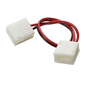 billige Lampesokler og kontakter-zdm 5 stk vanntett 8 / 10mm bred 2-pin smd 5050 3528 flex ledet strimmel kontakt monokrom led stripe til stripe genser