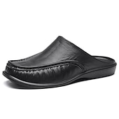 halpa Mekko sandaalit-miesten mustat eva-slip-on -loaferit – mukavat vapaa-ajan muulit sisä- ja ulkokäyttöön