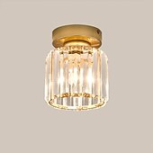 billiga Kristalltaklampa-13 cm hängande lykta design infällda lampor glas geometriska naturinspirerade moderna 220-240v