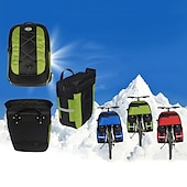 cheap Bike Bags-70 L Waterproof Bike Panniers Bag Rain Cover 3 In 1 Rain Waterproof Cycling Bike Bag 1680D Polyester Bicycle Bag Cycle Bag