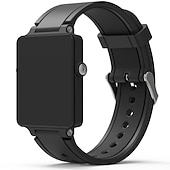 baratos Relógios Garmin-Pulseiras de Relógio para Garmin Acetato Vivoativo Silicone Substituição Alça Respirável Pulseira Esportiva Pulseira
