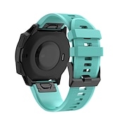 זול רצועות שעונים של Garmin-צפו בנד ל גרמין Fenix 7/7X / 7S FORERUNNER 955 אינסטינקט 2/2S אפיקס גישה ל-S62 סיליקוןריצה תַחֲלִיף רצועה 20mm 22mm 26mm רצועת ספורט צמיד
