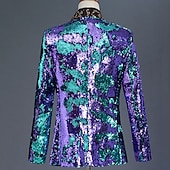 Χαμηλού Κόστους Αριστος-Ντίσκο Δεκαετία '80 Smoching Κοστούμια &amp; Σακάκια Πρίγκηπας Πούλιες Γεωμετρικό Φανταχτερή Φόρεμα Ανδρικά Αποκριάτικη Στολή Απόκριες Νέος Χρόνος