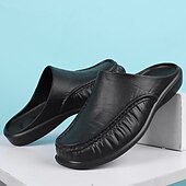 halpa Mekko sandaalit-miesten mustat eva-slip-on -loaferit – mukavat vapaa-ajan muulit sisä- ja ulkokäyttöön