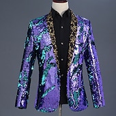 Χαμηλού Κόστους Αριστος-Ντίσκο Δεκαετία '80 Smoching Κοστούμια &amp; Σακάκια Πρίγκηπας Πούλιες Γεωμετρικό Φανταχτερή Φόρεμα Ανδρικά Αποκριάτικη Στολή Απόκριες Νέος Χρόνος