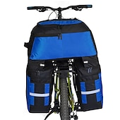 cheap Bike Bags-70 L Waterproof Bike Panniers Bag Rain Cover 3 In 1 Rain Waterproof Cycling Bike Bag 1680D Polyester Bicycle Bag Cycle Bag