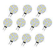 olcso Kéttűs LED-es izzók-10db 2 w led kétpólusú fények 300 lm g4 t 9 led gyöngyök smd 5730 meleg fehér fehér 12 V