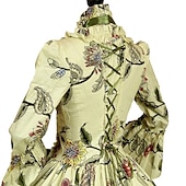 preiswerte Kleider-Rokoko Viktorianisch Cocktailkleid Lange Länge Kleid Partykostüm Maskerade Übergröße Normal Gedicht Übergrössen Ballkleid Kostüm Damen königlich Party Abschlussball Karneval von Venedig Kleid