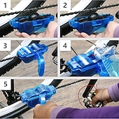 お買い得  バイク＆コンポーネント-チェーンブラシ 自転車用チェーン・クリーニングツール イージーウォッシュ ロータリークリーン 360°回転ブラシ 便利 用途 ロードバイク マウンテンバイク サイクリング プラスチック ABS ブルー 1 pcs