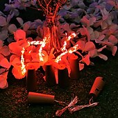 Недорогие Питание от батареек-2 м винные бутылки гирлянды, 6 шт., 20 светодиодов, теплый белый, белый, красный, креативное украшение для вечеринок, праздников, рождественская елка, загорается