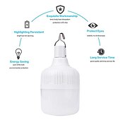 Недорогие Круглые светодиодные лампы-1шт 30 W Круглые LED лампы 1000 lm USB 72 Светодиодные бусины SMD 5730 Водонепроницаемый Перезаряжаемый Диммируемая Белый 5 V / RoHs / CE