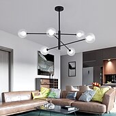 olcso Műhold-107 cm-es sputnik design csillár fém lineáris sziget festett kivitelben, modern északi stílusban 220-240v
