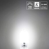 Χαμηλού Κόστους LED Bi-pin Λάμπες-zdm g4 2.5w οδήγησε λάμπα 10 πακέτο οδήγησε bi-pin g4 βάση 20w αντικατάσταση λαμπτήρα αλογόνου ζεστό λευκό / κρύο λευκό dc12v
