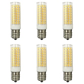 voordelige LED-maïslampen-6 stuks 10 W LED-maïslampen 1000 lm E14 G9 E12 T 102 LED-kralen SMD 2835 Warm wit Koel wit 220-240 V 110-120 V
