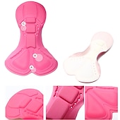 billiga Byxor, shorts och kjolar för kvinnor-TASDAN Dam 3/4 cykeltights Cykel Shorts 3/4 Strumpbyxor Slapp form Vägcykling sporter 3D Tablett Andningsfunktion Snabb tork Reflexkant Grå Rosa Coolmax® Elastan Silikon Kläder Cykelkläder / Elastisk