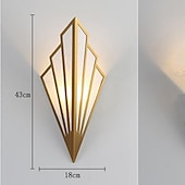 baratos Iluminação e Candeeiros de Parede-lâmpadas de parede led arandelas de parede para quarto aplique de acrílico 220-240v 5 w