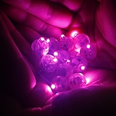 economico Luci decorative-12pcs palla rotonda led luci a palloncino lampade luminose per lanterna bar natale festa di nozze decorazione luci lanterna di carta