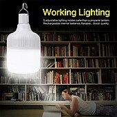 Недорогие Круглые светодиодные лампы-1шт 30 W Круглые LED лампы 1000 lm USB 72 Светодиодные бусины SMD 5730 Водонепроницаемый Перезаряжаемый Диммируемая Белый 5 V / RoHs / CE