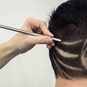 cheap Hair Clipper-Professional Magic Engrave Beard Hair Scissors Eyebrow Carve Pen Tattoo Barber Hairdressing Scissors for Undercut Hairstyles Magic Shave  Hair Engraving Shaver Pen