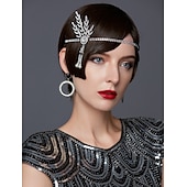 economico Accessori e altro-Retrò Vintage Anni Ruggenti Anni 1920 Fascia Flapper Gioielli per la testa Il grande Gatsby Invitato al matrimonio Per donna Performance Festa / Sera Affari / Cerimonia / Matrimonio