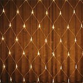 ieftine Conectat Electric-elegantă nuntă recepție petrecere led net lumini 192 leduri 3mx2m în aer liber șiruri lumini impermeabile pentru Crăciun decorare nuntă zână șir de lumină decor exterior lampă decor acasă decorare