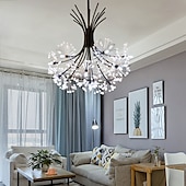 ieftine Design Cluster-45 cm pandantiv design lanternă candelabru metal sputnik noutate pictate finisaje modern stil nordic generic