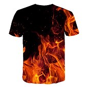 cheap Men&#039;s Plus Size T-shirts-Men&#039;s Plus Size Shirt Big and Tall Graphic Round Neck Print Short Sleeve Summer Streetwear Exaggerated Designer Big and Tall Club Beach Tops