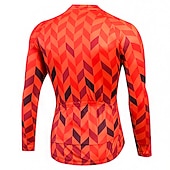 Недорогие Мужские джерси-Муж. Велокофты В елочку С узором Длинный рукав Велоспорт Толстовка Джерси Верхняя часть с 3 задними карманами Горные велосипеды Шоссейные велосипеды