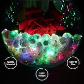 economico Luci decorative-12pcs palla rotonda led luci a palloncino lampade luminose per lanterna bar natale festa di nozze decorazione luci lanterna di carta