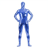 cheap Glossy-Shiny Zentai Suits Cosplay Costume Catsuit Carnival Costume Full Body Suit Men&#039;s Women&#039;s Sex Sexy Costume Solid Colored Spandex Latex Costume for Halloween Adults&#039;