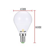 billige LED-filamentlamper-2 stk. 4 W LED Globe-pærer LED-stearinlys LED-filamentpærer 360 LM E14 E26 / E27 P45 10 LED-perler SMD 2835 Søt fest Kul varm hvit kald hvit 220-240 V 110-120 V