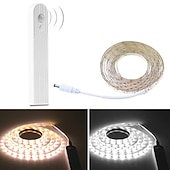 abordables Bandes lumineuses usb-Bandes lumineuses à led flexibles 3m 180 leds 2835 smd 8mm 1 set blanc chaud blanc créatif cuttable party 5 v
