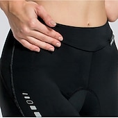 billiga Byxor, shorts och kjolar för kvinnor-TASDAN Dam 3/4 cykeltights Cykel Shorts 3/4 Strumpbyxor Slapp form Vägcykling sporter 3D Tablett Andningsfunktion Snabb tork Reflexkant Grå Rosa Coolmax® Elastan Silikon Kläder Cykelkläder / Elastisk