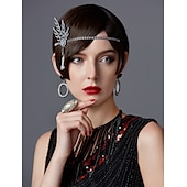 economico Accessori e altro-Retrò Vintage Anni Ruggenti Anni 1920 Fascia Flapper Gioielli per la testa Il grande Gatsby Invitato al matrimonio Per donna Performance Festa / Sera Affari / Cerimonia / Matrimonio