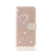 halpa Samsung-kotelot-puhelin Etui Käyttötarkoitus Samsung Galaxy S24 S23 S22 S21 S20 Plus Ultra A55 A35 A25 A15 5G A14 A34 A73 A32 A52 Huomautus 20 10 S25 Ultra Lompakkokorttikotelo Tuella Bling Paljetti Sydän Kimmeltäv