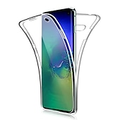 Недорогие Чехлы для Samsung-телефон Кейс для Назначение SSamsung Galaxy S24 S23 S22 S21 S20 Ultra Plus FE A54 A34 A14 A72 S10 Note 20 Ultra S9 А73 А53 A32 Чехол Кристально чистый Прозрачный Ультратонкий Полная защита тела