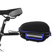 halpa Pyörälaukut-west biking® 8 l pyörän satulalaukku pyöräteline laukku metallirungolla ja sadesuojalla vedenpitävä kevyt heijastinnauha pyörälaukku kangas lycra eva polkupyörälaukku pyörälaukku pyörä polkupyörä pyöräily