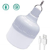 Недорогие Круглые светодиодные лампы-1шт 30 W Круглые LED лампы 1000 lm USB 72 Светодиодные бусины SMD 5730 Водонепроницаемый Перезаряжаемый Диммируемая Белый 5 V / RoHs / CE