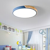 voordelige Dimbare plafondlampen-40 cm geometrische vormen inbouwlampen metaal geverfde afwerkingen led nordic stijl 220-240v