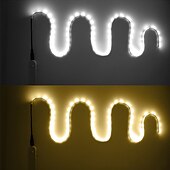 abordables Bandes lumineuses usb-Bandes lumineuses à led flexibles 3m 180 leds 2835 smd 8mm 1 set blanc chaud blanc créatif cuttable party 5 v
