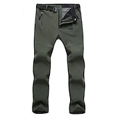 baratos Calças e Calções-Mulheres Calças de Trilha Calças forradas de lã Calças Softshell Inverno Ao ar livre Fino Térmico / Quente Forro de Velocino Prova-de-Água A Prova de Vento Calças Preto Vermelho Elastano Acampar e