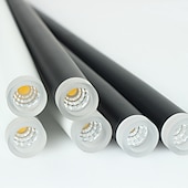 abordables Éclairages pour îlot-1-lumière led pendentif lumière downlight 2pcs 3pcs 4pcs lampe suspendue led 5w finitions peintes iroin acrylique pour vivre salle à manger chambre éclairage de bureau
