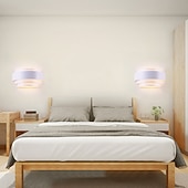 رخيصةأون إضاءات ملتصقة بالحائط-2 قطعة 25 سنتيمتر مصابيح الحائط LED المعاصرة قوس تصميم مصباح جداري ينطبق على غرفة الجلوس / غرفة النوم 110-120 / 220-240 فولت 60 واط