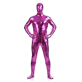 cheap Glossy-Shiny Zentai Suits Cosplay Costume Catsuit Carnival Costume Full Body Suit Men&#039;s Women&#039;s Sex Sexy Costume Solid Colored Spandex Latex Costume for Halloween Adults&#039;