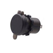 voordelige Auto-oplader-Dubbele USB Auto Lader Stopcontact Adapter - Waterdicht 5V 4.2A Snellader voor Mobiele Telefoons met Voltmeter  10A Veilige voor 12-24V Auto Boot Motorfiets