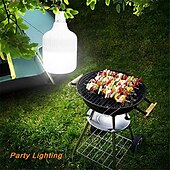 Недорогие Круглые светодиодные лампы-1шт 30 W Круглые LED лампы 1000 lm USB 72 Светодиодные бусины SMD 5730 Водонепроницаемый Перезаряжаемый Диммируемая Белый 5 V / RoHs / CE